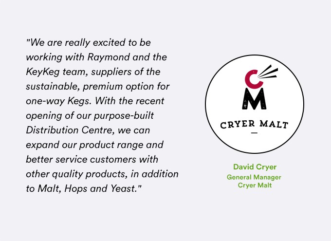 David Cryer, General Manager Cryer Malt testimonial