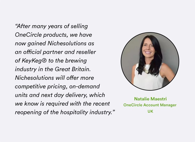 Natalie Maestri, OneCircle Account Manager UK testimonial